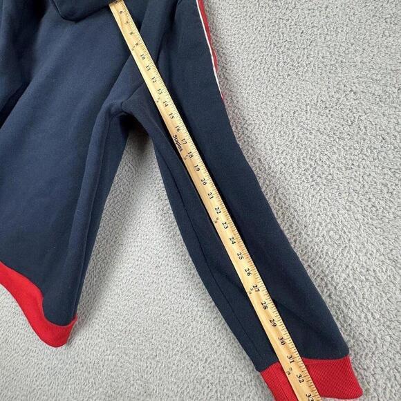 Refinery Republic Sweatshirt Mens Large Blue Long Sleeve 1/4 Zip Hoodie Pockets - Picture 9 of 11